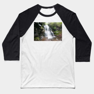 Forest Waterfall Baseball T-Shirt